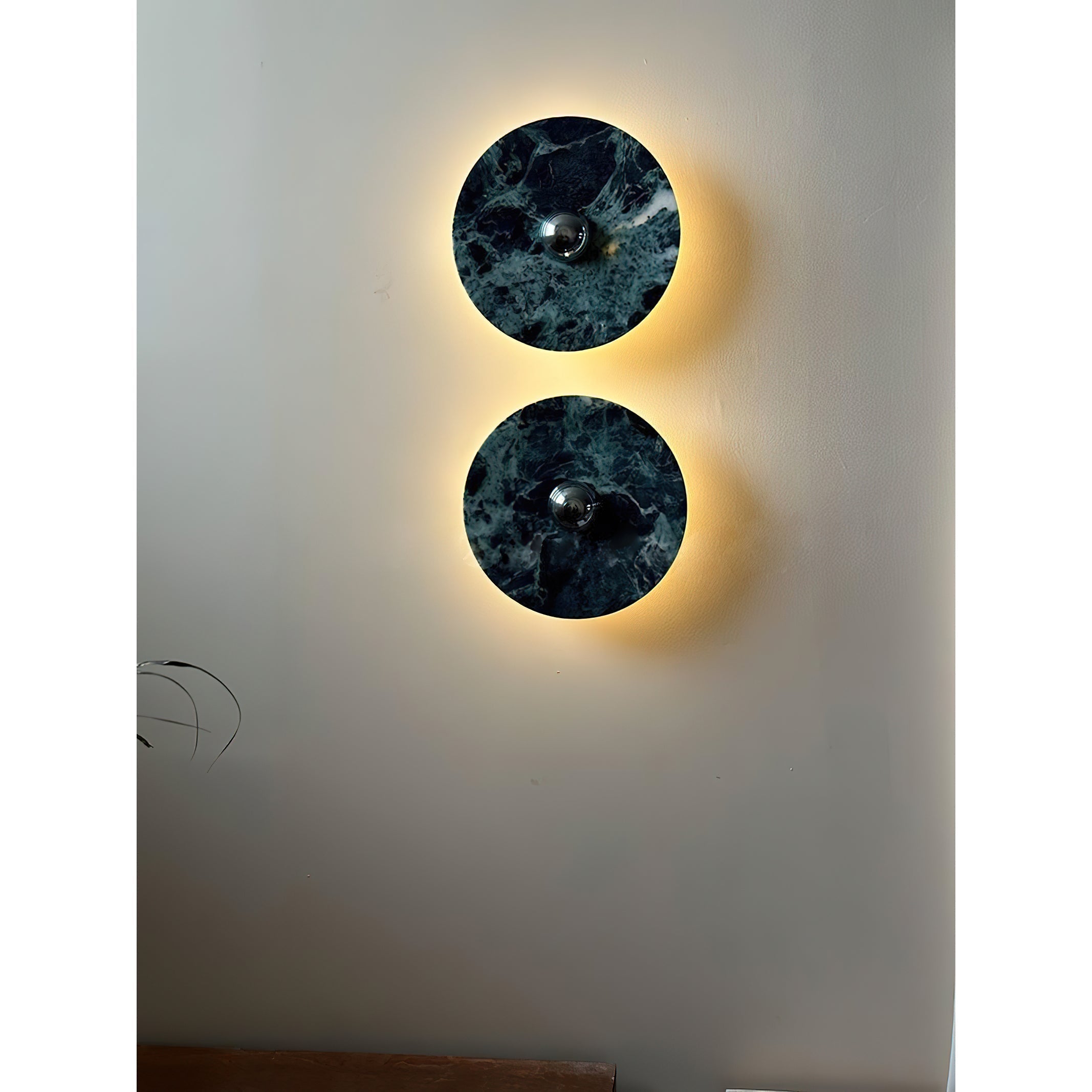 Olrine Modern Minimalist Marble Metal Wall Lamp - Letslighting