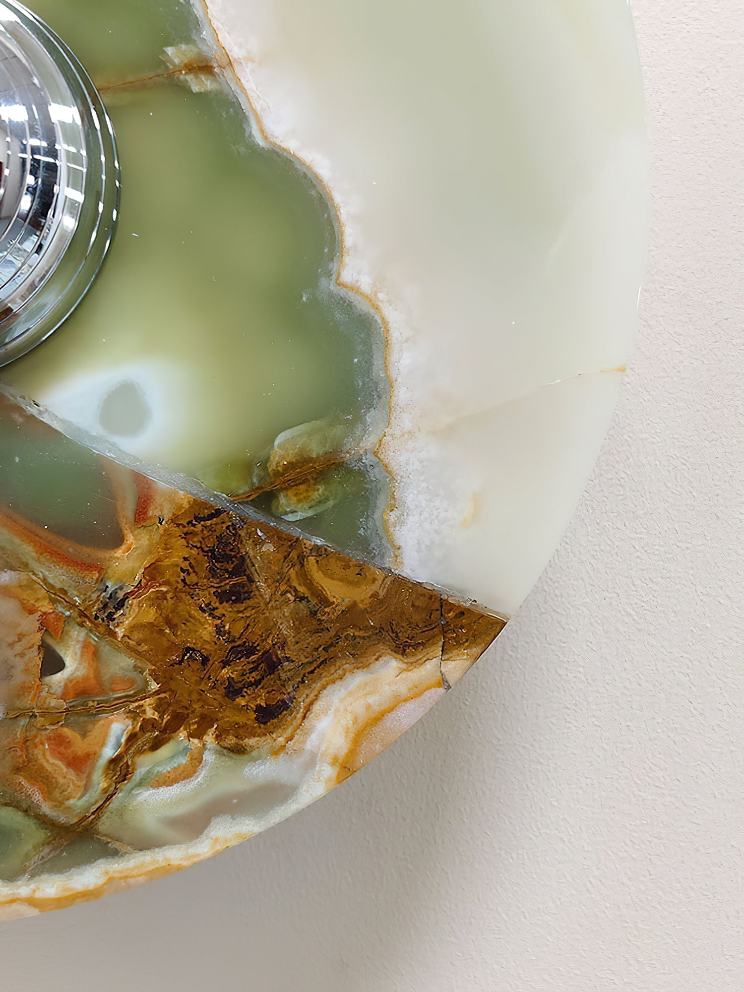 Olrine Modern Minimalist Marble Metal Wall Lamp - Letslighting