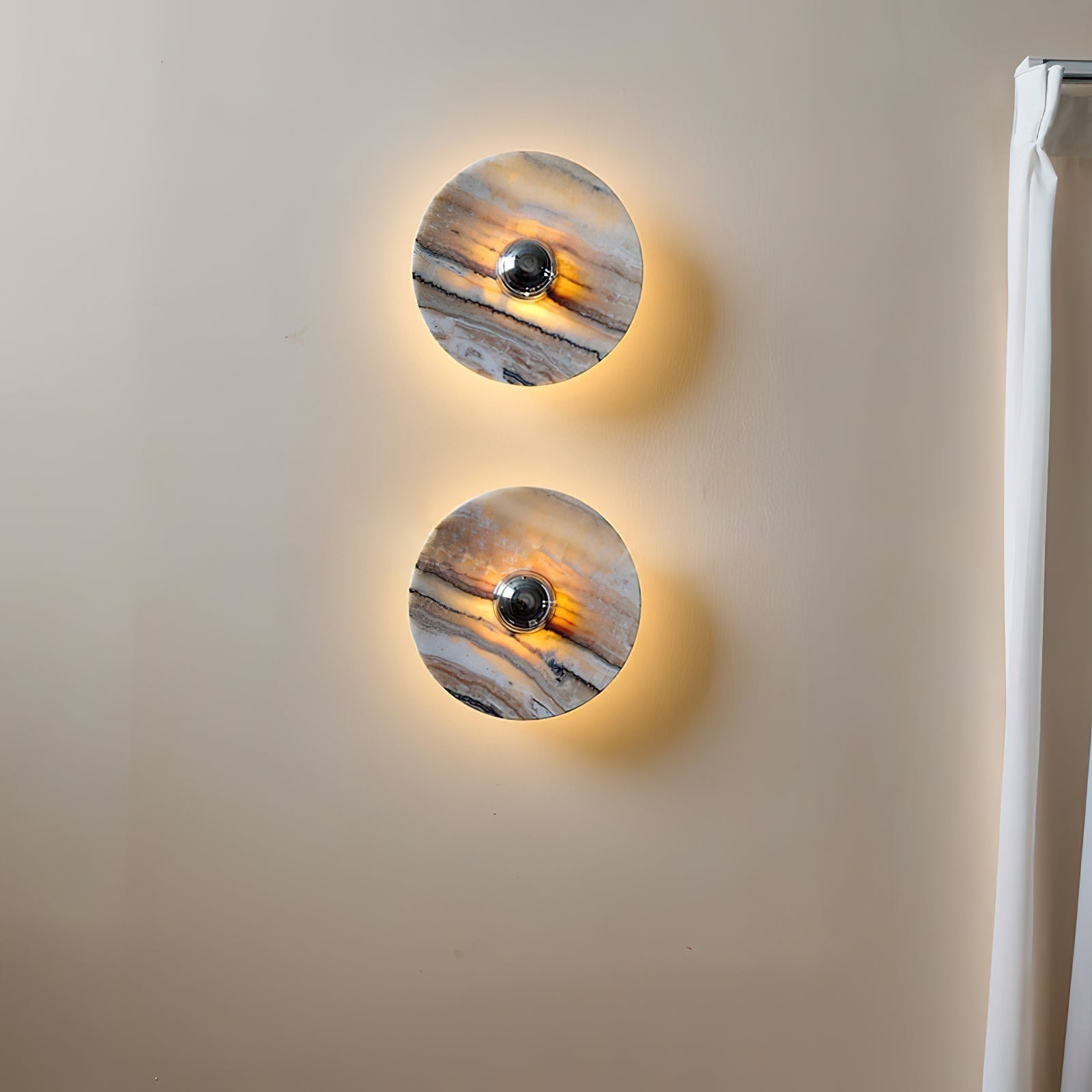 Olrine Modern Minimalist Marble Metal Wall Lamp - Letslighting