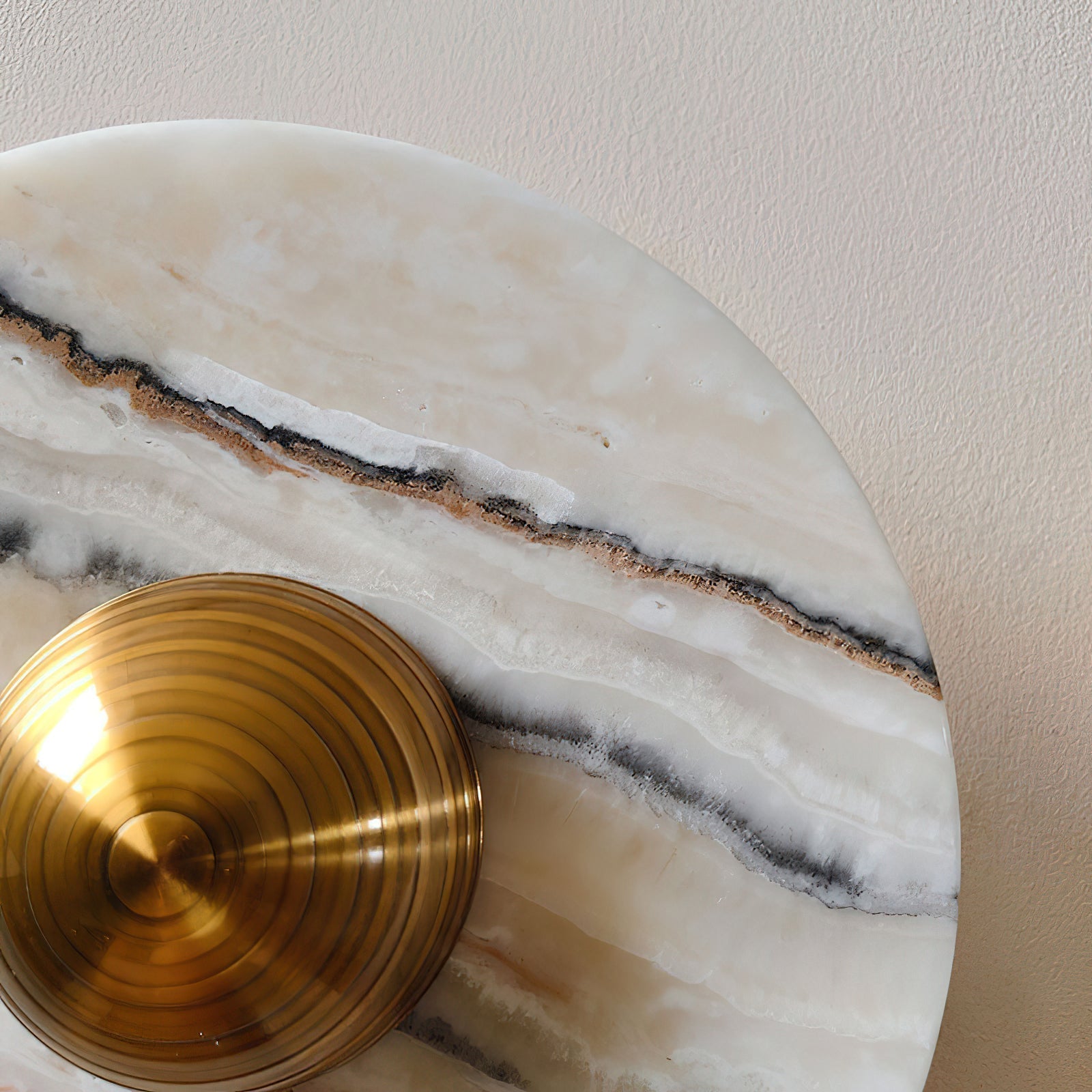 Olrine Modern Minimalist Marble Metal Wall Lamp - Letslighting