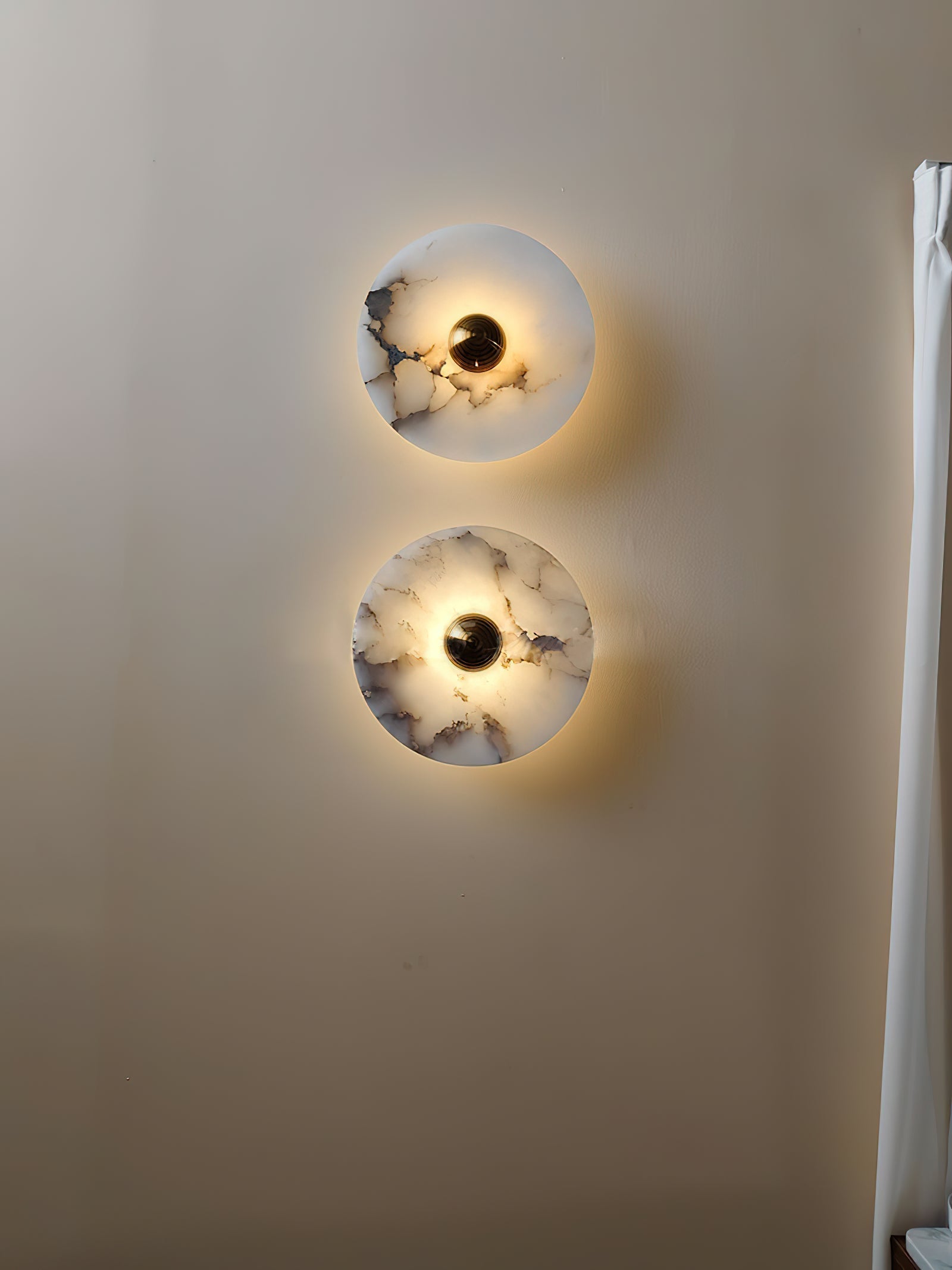 Olrine Modern Minimalist Marble Metal Wall Lamp - Letslighting