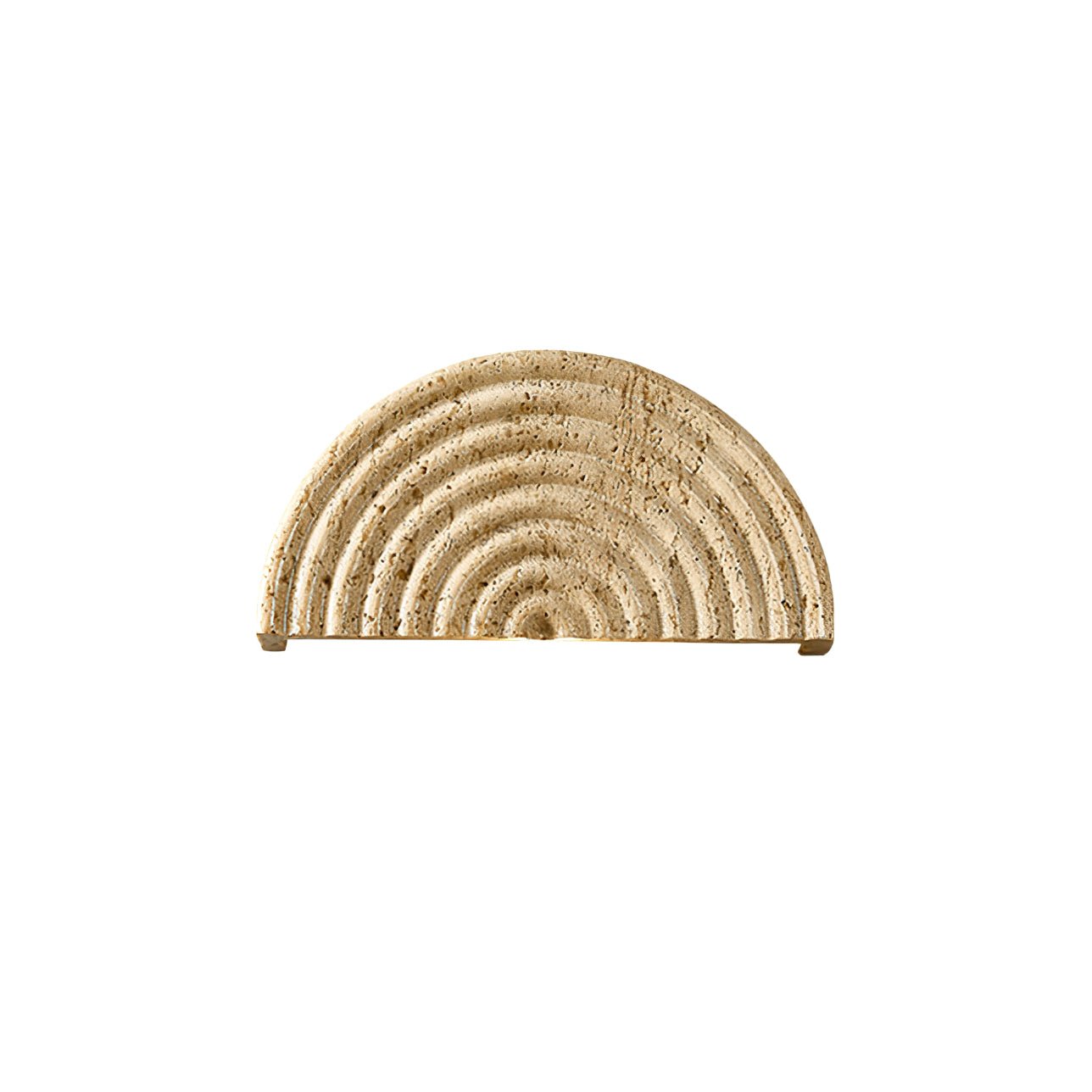 Faro Travertine Half-Moon Wall Lamp - Neutralighting