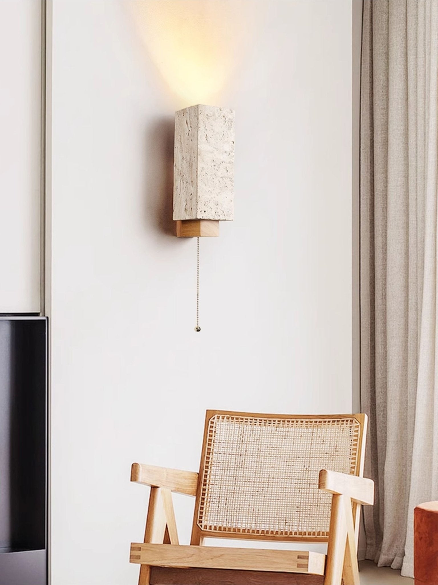 Elsoran Travertine Block Wall Light - Neutralighting