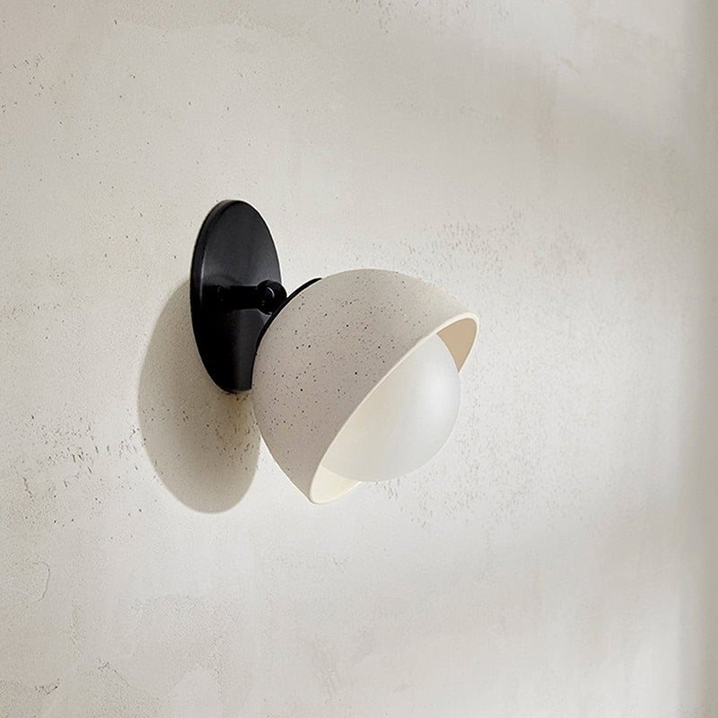 Ellorus Oberfläche Glas Travertin Wandleuchte-Letslighting