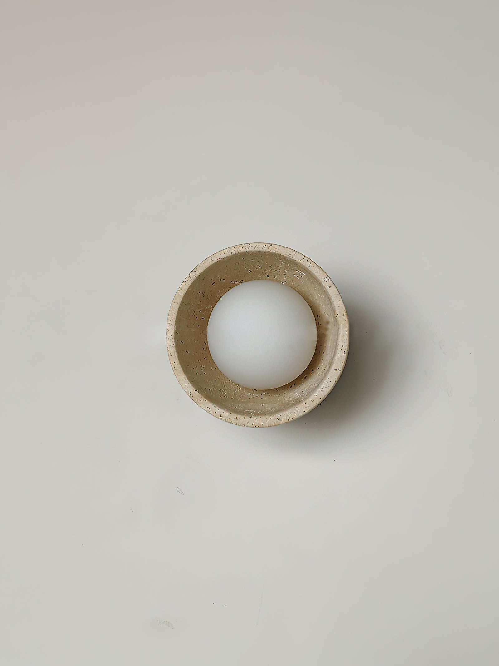 Ellorus Oberfläche Glas Travertin Wandleuchte-Letslighting