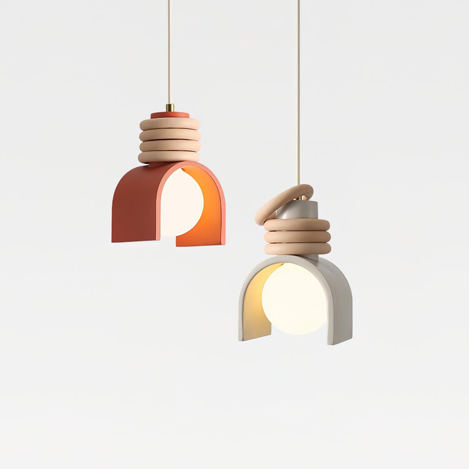 Twister Zeitgemäß Glas Pendelleuchte Leuchte-Letslighting