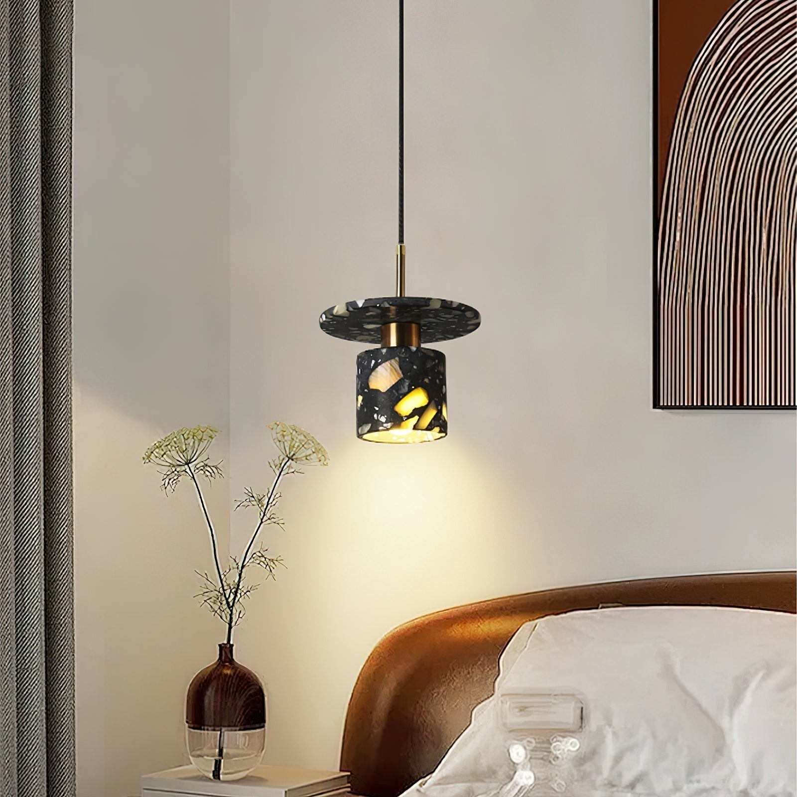 Sysoleth Sysoleth Metall Terrazzo Modern Industrie Pendelleuchte-Letslighting