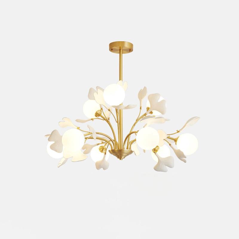 Thalassa Gingko Chandelier - Blowlighting