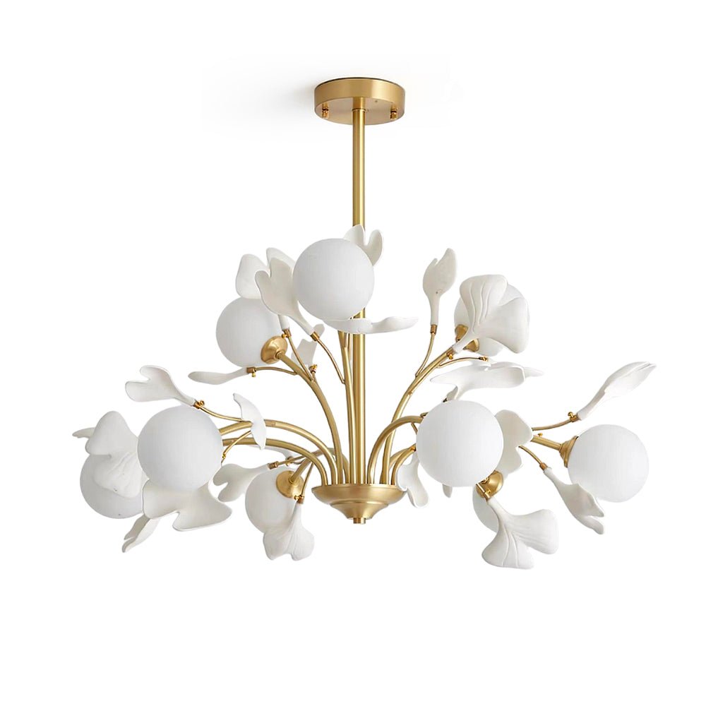 Thalassa Gingko Chandelier - Blowlighting