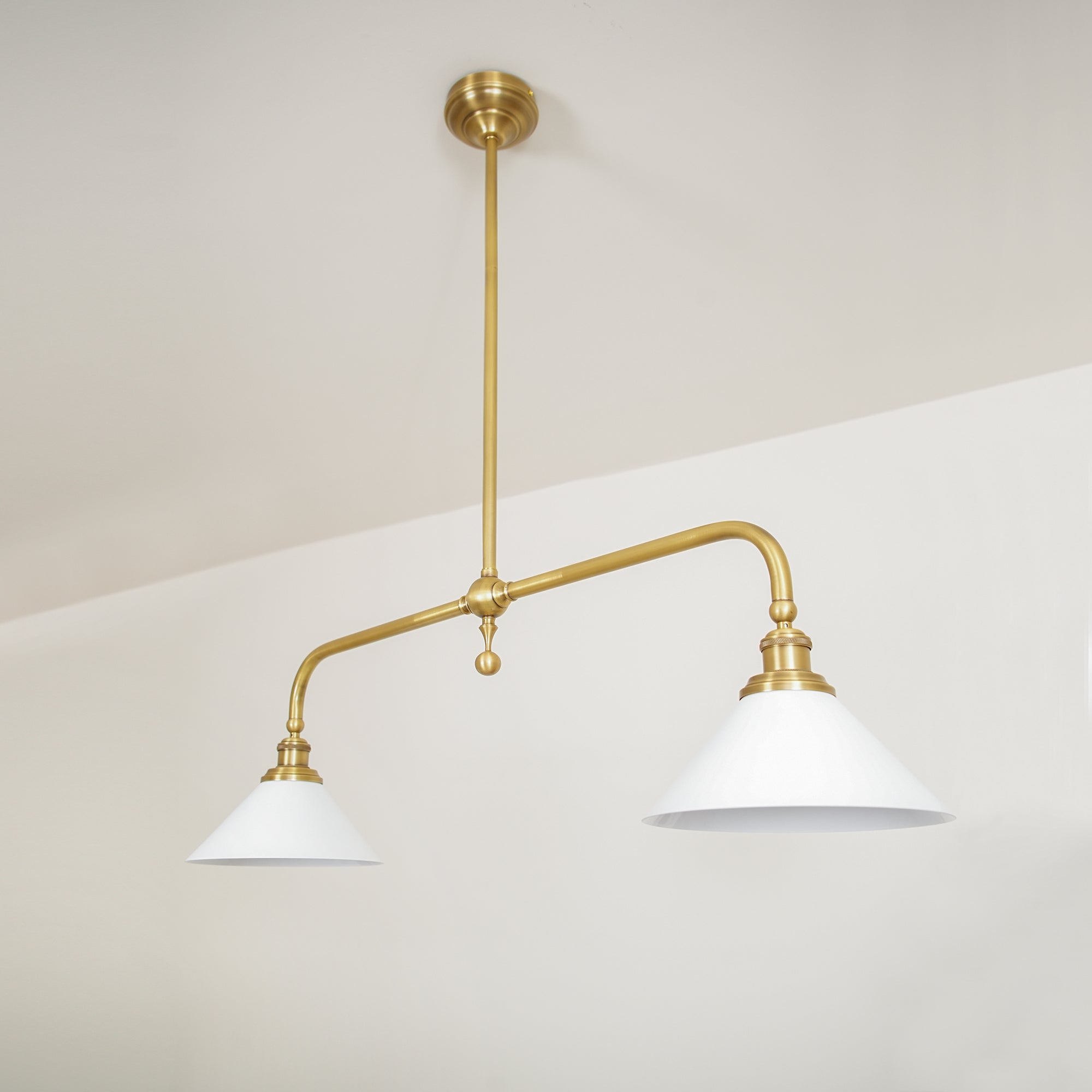Vallence Pendelleuchte Kronleuchter Luxus Messing Doppelkegel-Letslighting