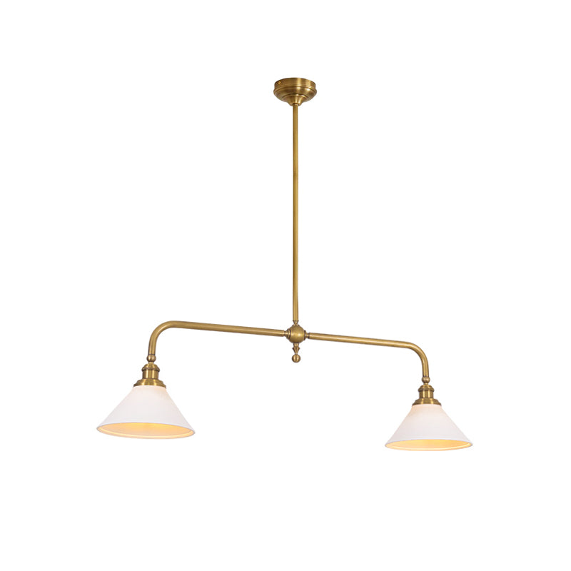 Vallence Pendelleuchte Kronleuchter Luxus Messing Doppelkegel-Letslighting