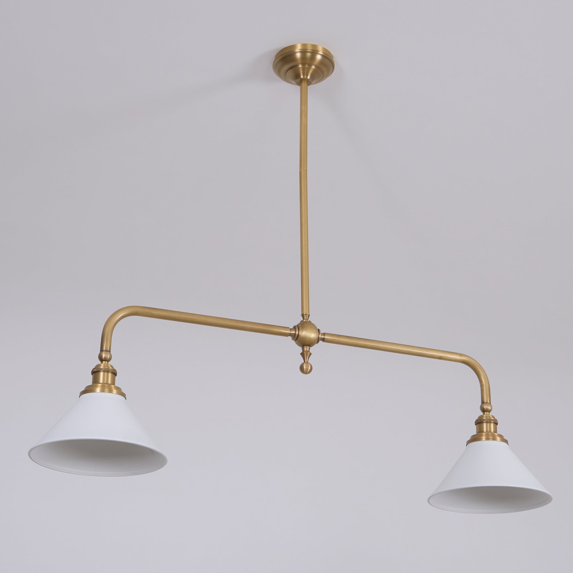 Vallence Pendelleuchte Kronleuchter Luxus Messing Doppelkegel-Letslighting