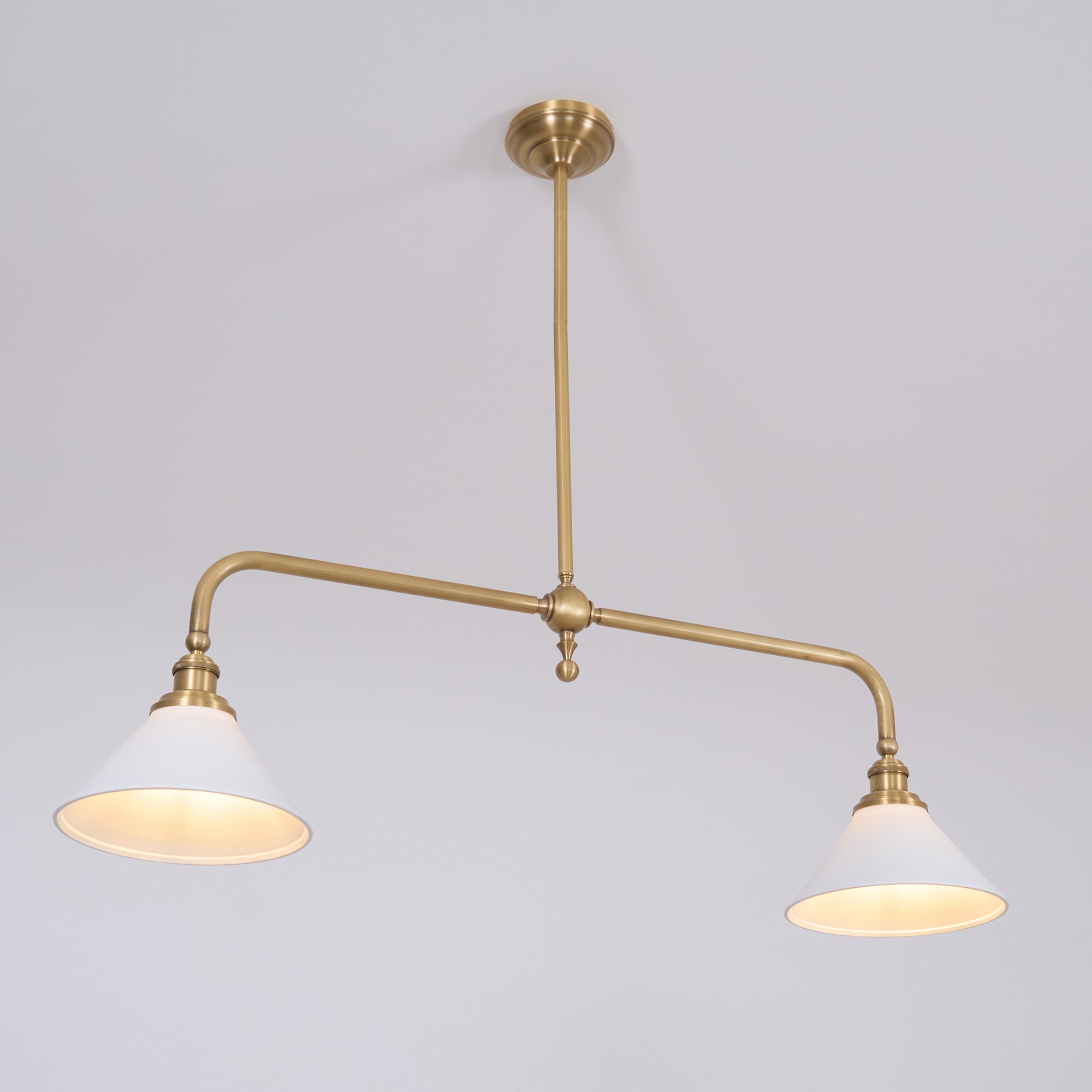 Vallence Pendelleuchte Kronleuchter Luxus Messing Doppelkegel-Letslighting