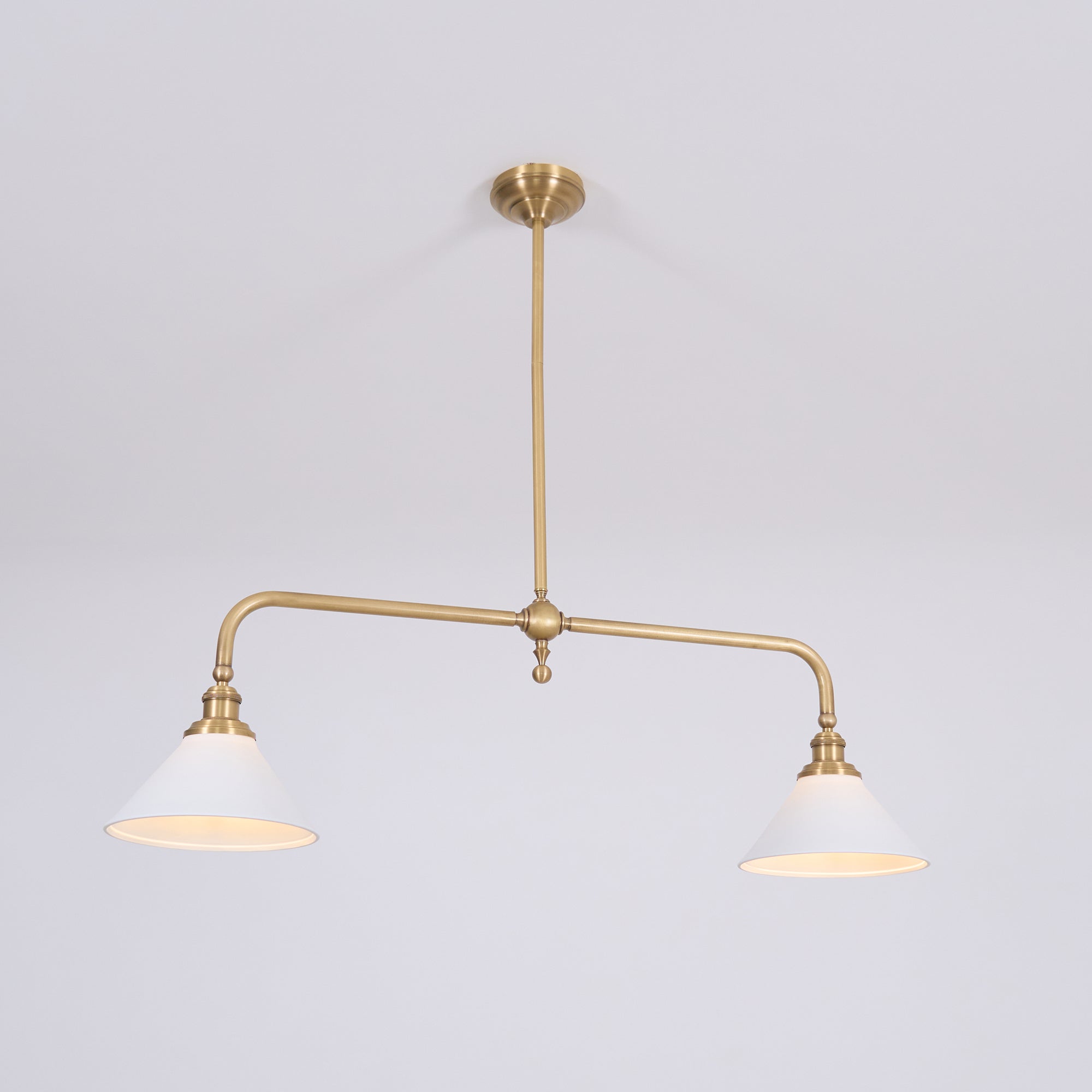 Vallence Pendelleuchte Kronleuchter Luxus Messing Doppelkegel-Letslighting