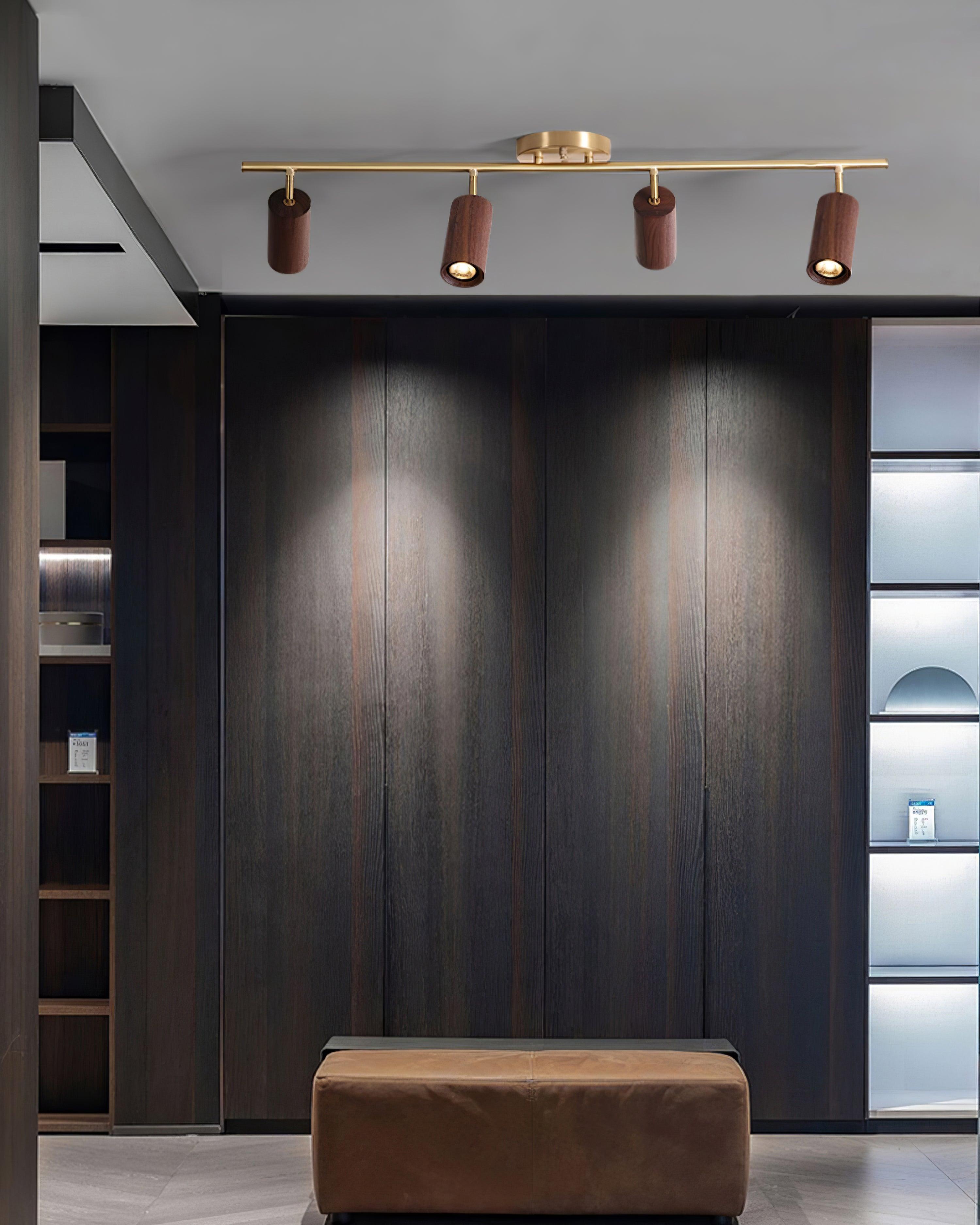 Liora Wooden Track Ceiling Light - Letslighting