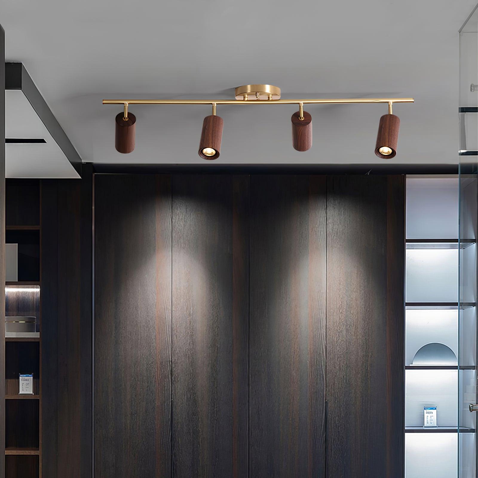 Liora Wooden Track Ceiling Light - Letslighting