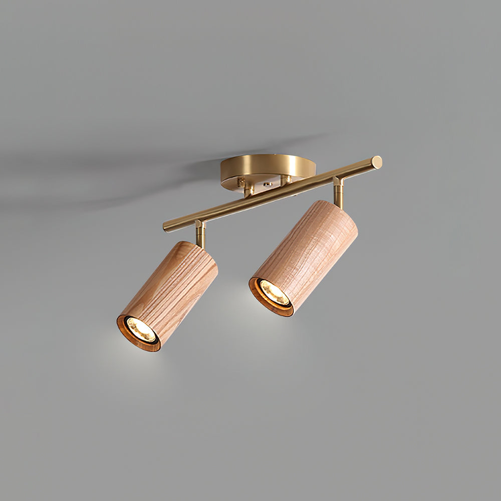 Liora Wooden Track Ceiling Light - Letslighting
