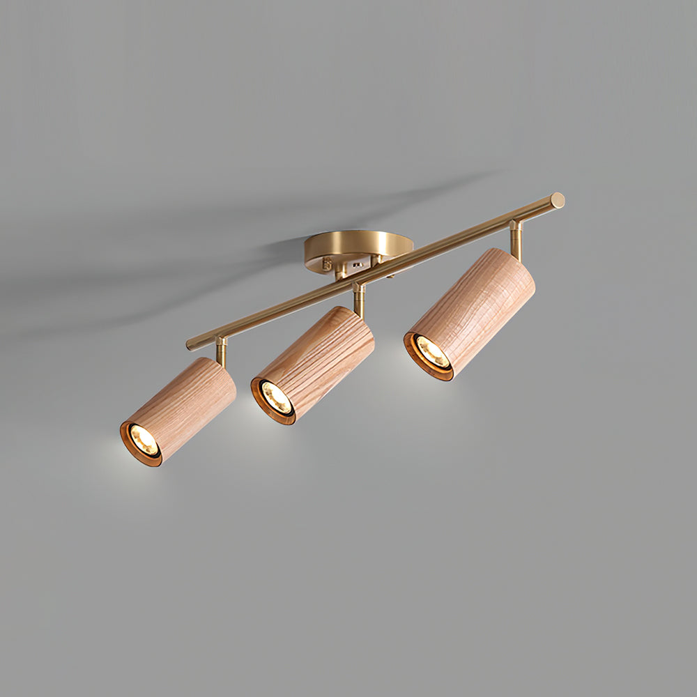 Liora Wooden Track Ceiling Light - Letslighting