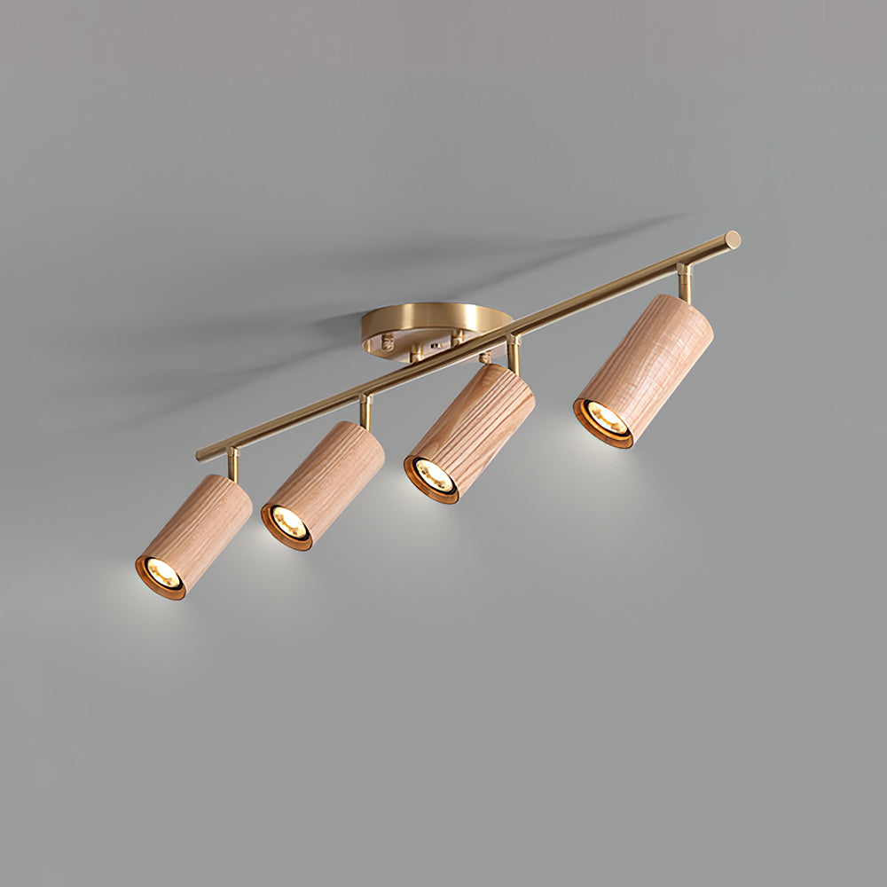 Liora Wooden Track Ceiling Light - Letslighting