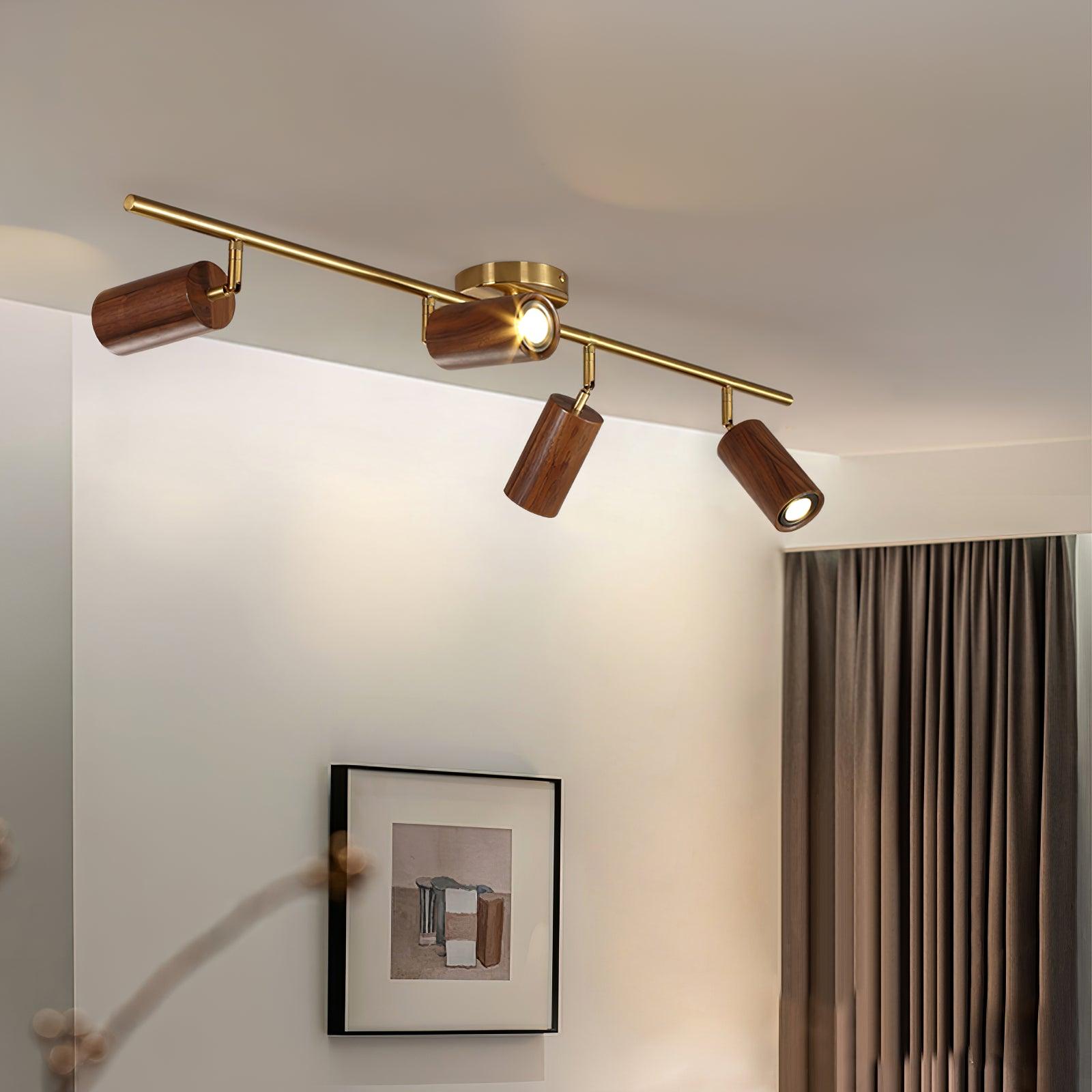 Liora Wooden Track Ceiling Light - Letslighting