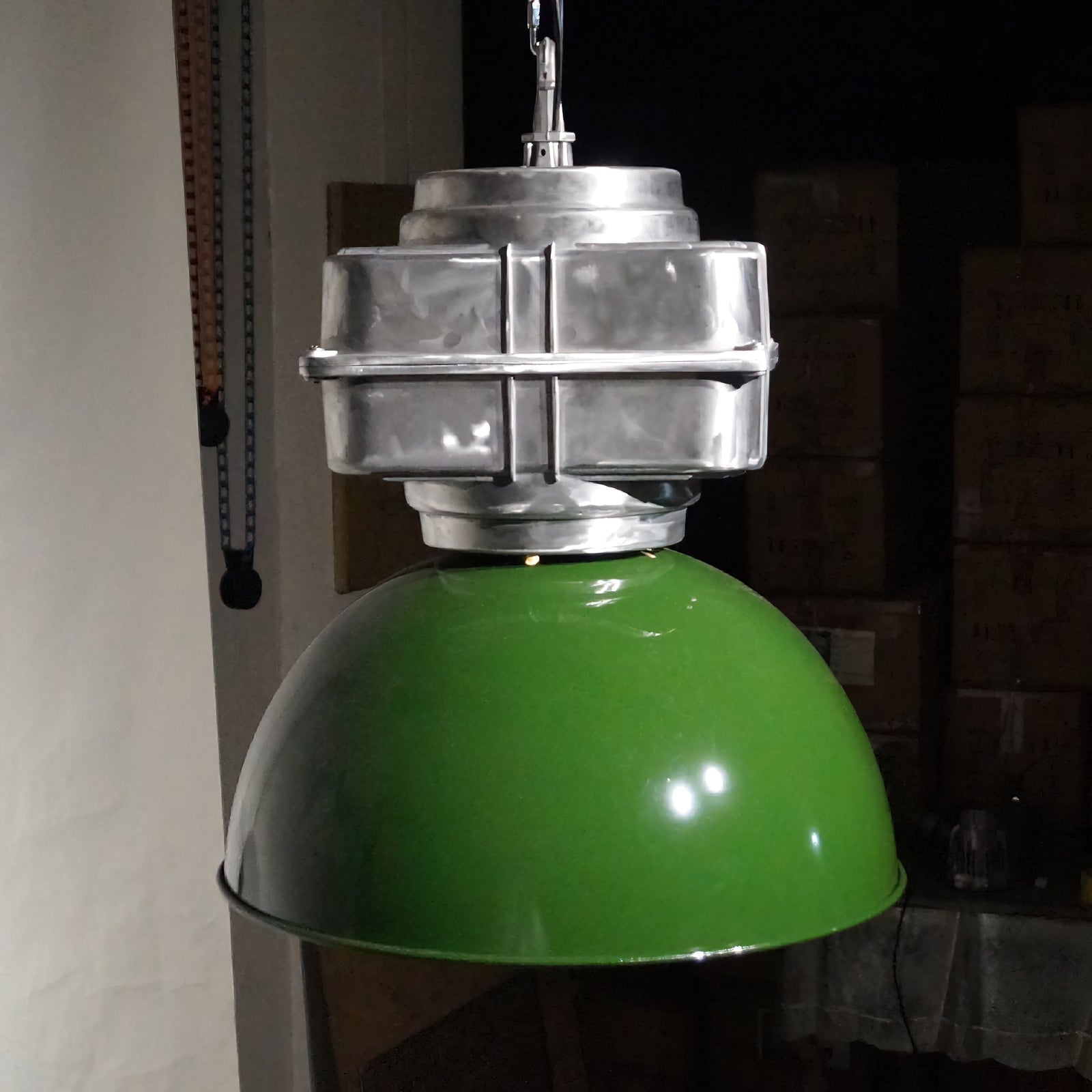 Vemiryra Vintage Industrial Grün Pendelleuchte-Letslighting