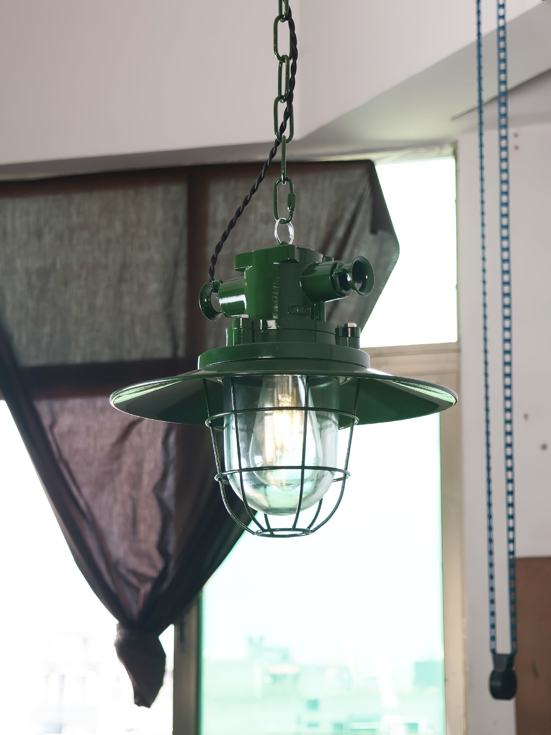 Vemiryra Vintage Industrial Grün Pendelleuchte-Letslighting