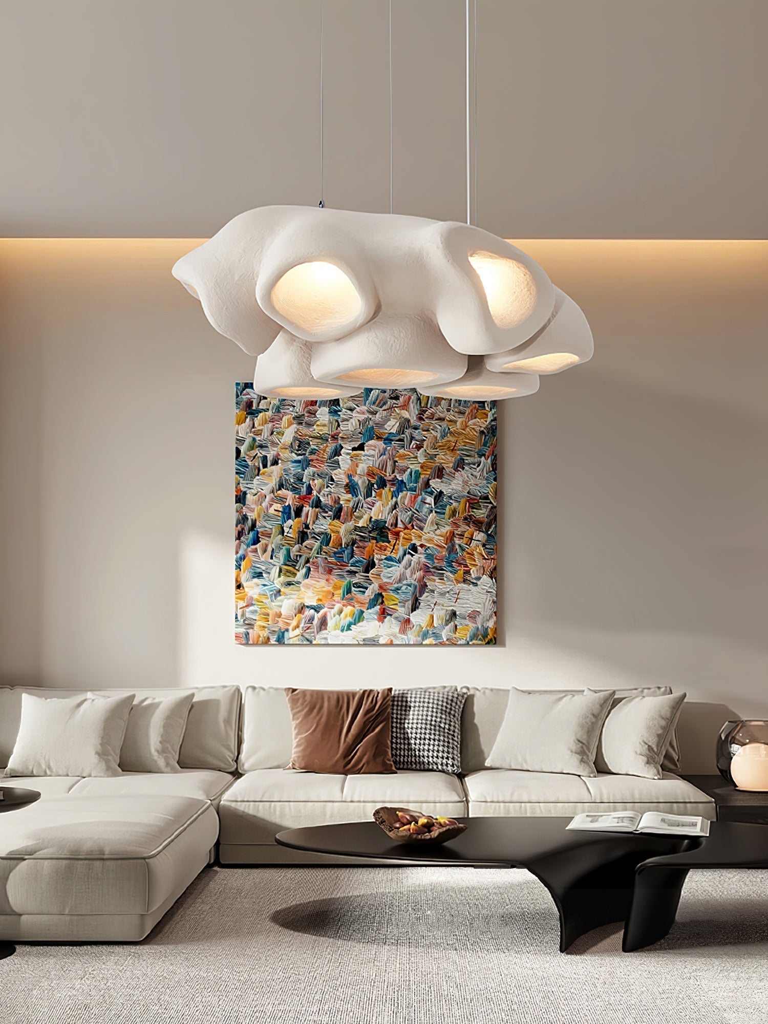 Cloud Moderne Pendelleuchte aus Polystyrol-Letslighting