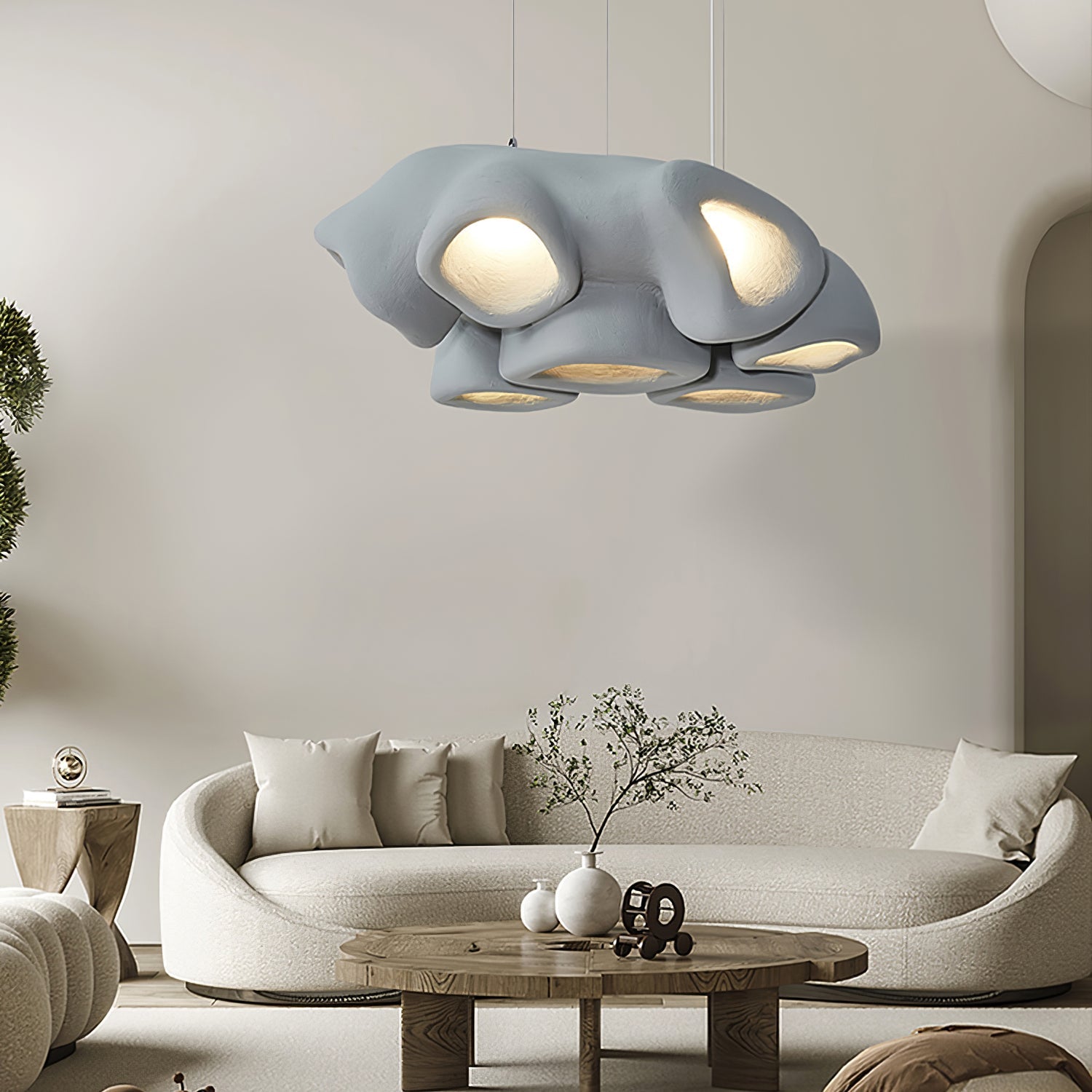 Cloud Moderne Pendelleuchte aus Polystyrol-Letslighting