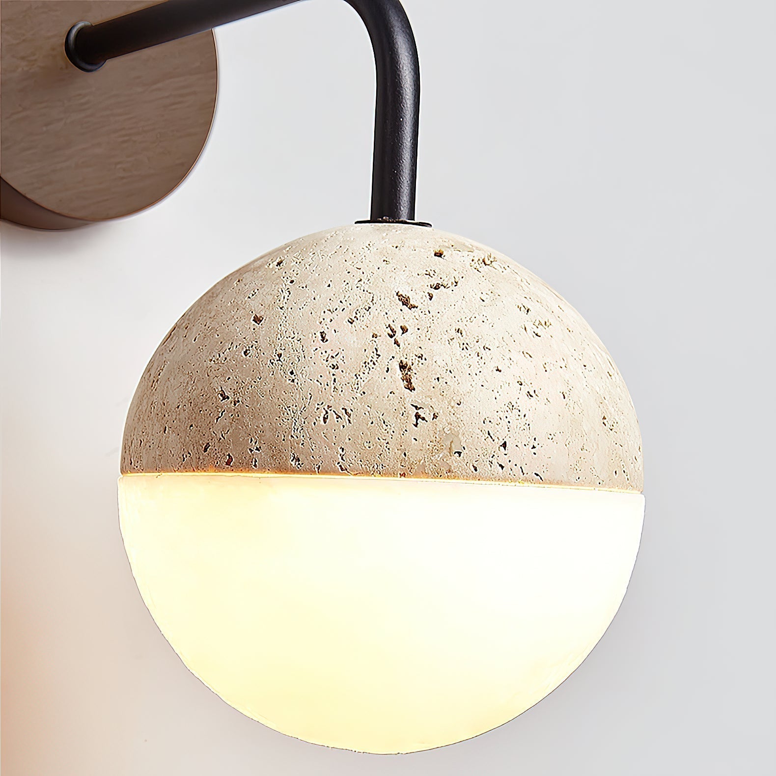Ivmarila Modern Minimalist Travertine Wall Lamp - Letslighting