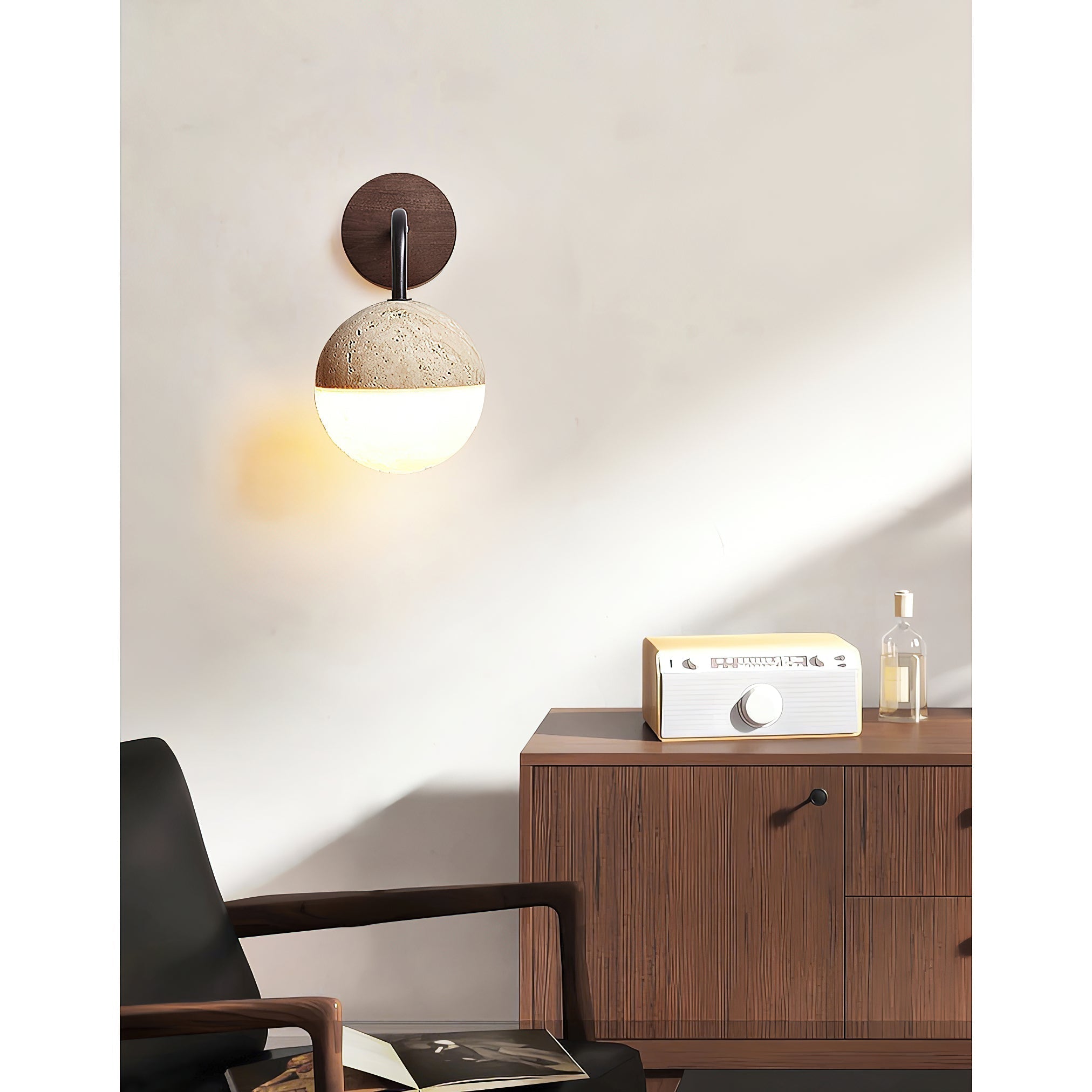 Ivmarila Modern Minimalist Travertine Wall Lamp - Letslighting
