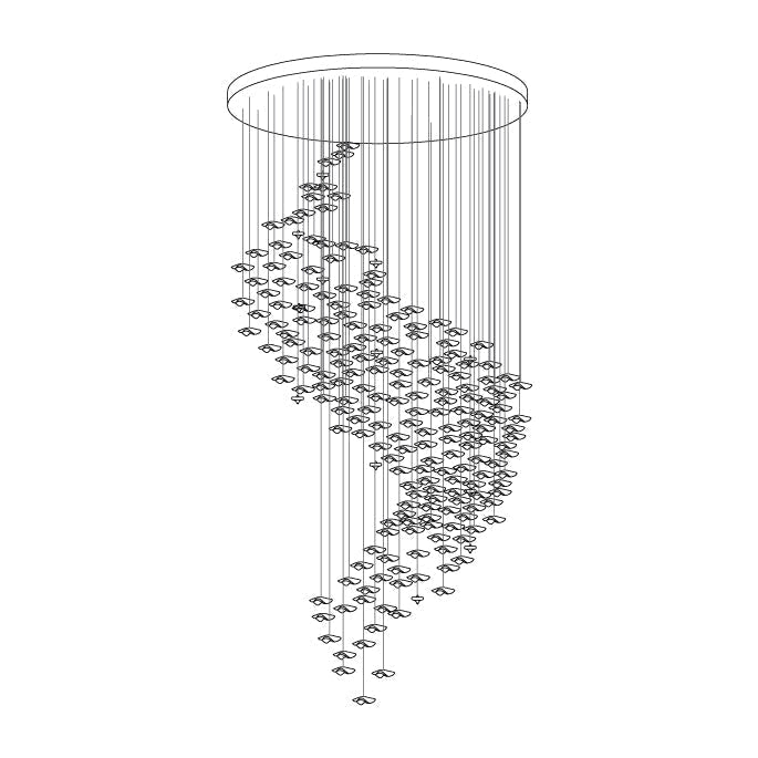 Ulphael Kunst Glas Kronleuchter-Letslighting