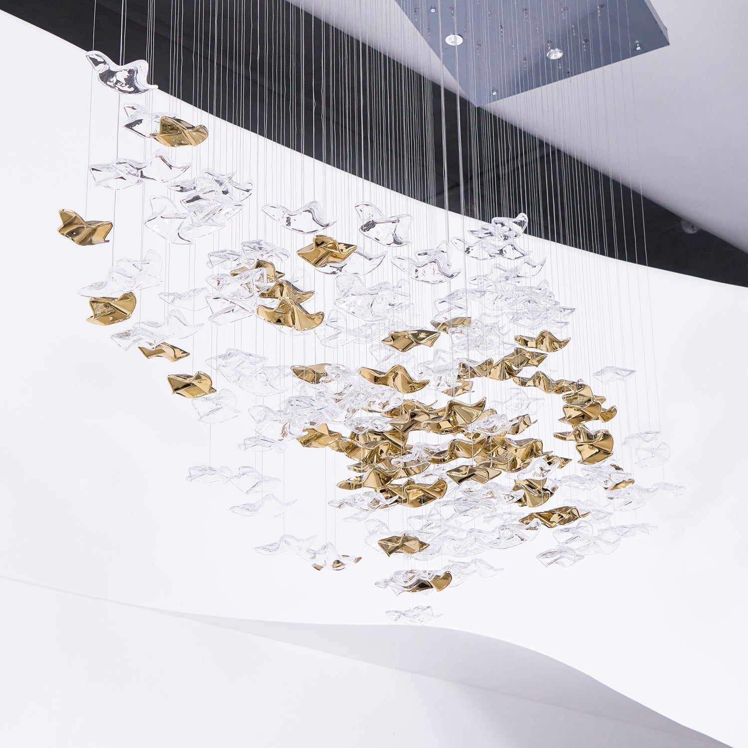 Vecarisra Luxus Gezeiten-Kunstglas Pendelleuchte-Letslighting