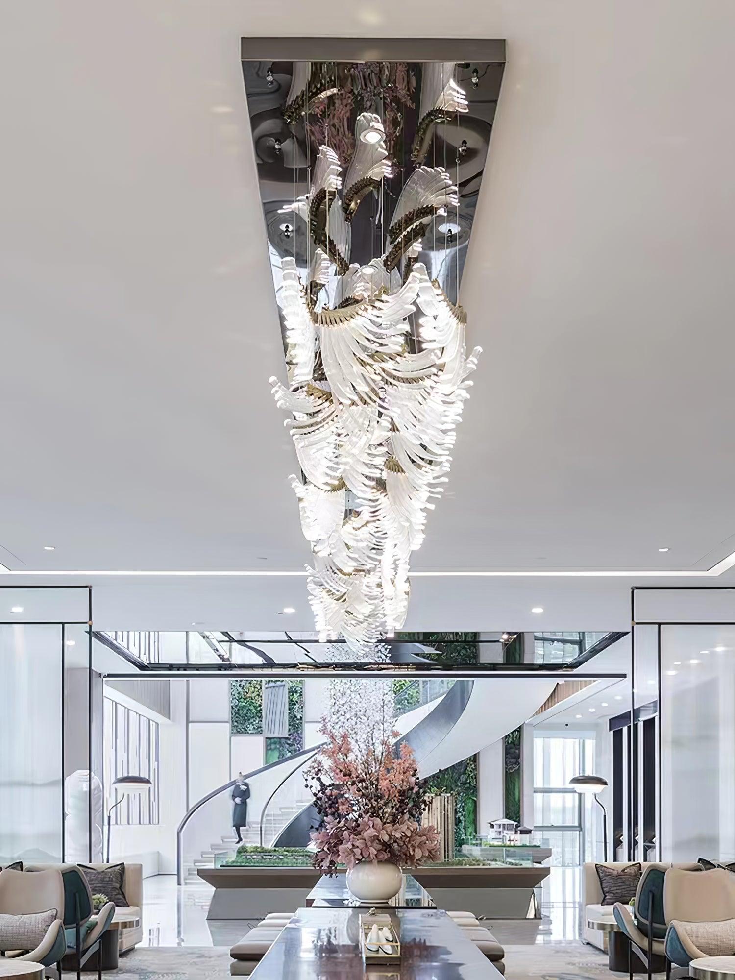 Tiered Postmoderner Luxus Palmetten Kronleuchter-Letslighting
