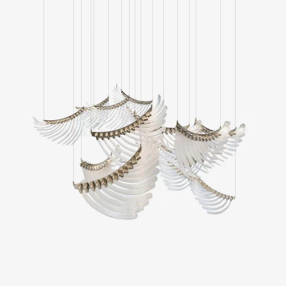 Tiered Postmoderner Luxus Palmetten Kronleuchter-Letslighting