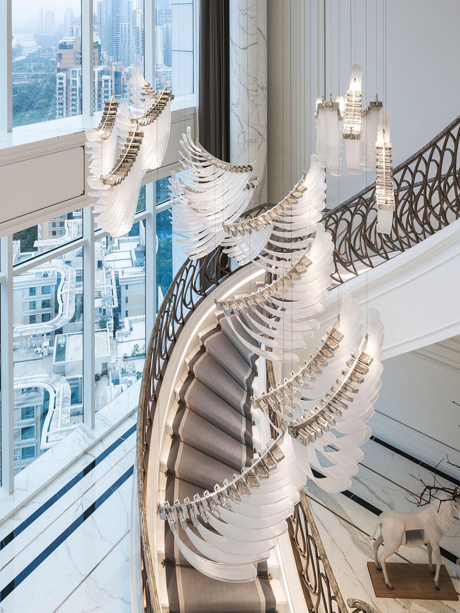 Tiered Postmoderner Luxus Palmetten Kronleuchter-Letslighting