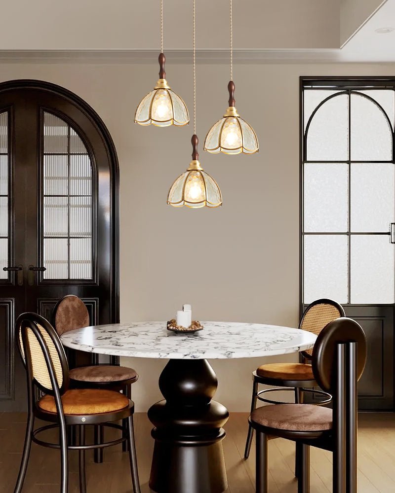 Floraner Messing & Glas Pendelleuchte-Letslighting
