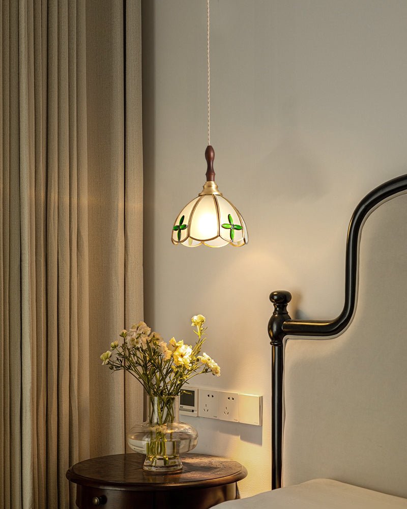 Floraner Messing & Glas Pendelleuchte-Letslighting