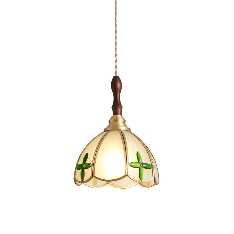 Floraner Messing & Glas Pendelleuchte-Letslighting