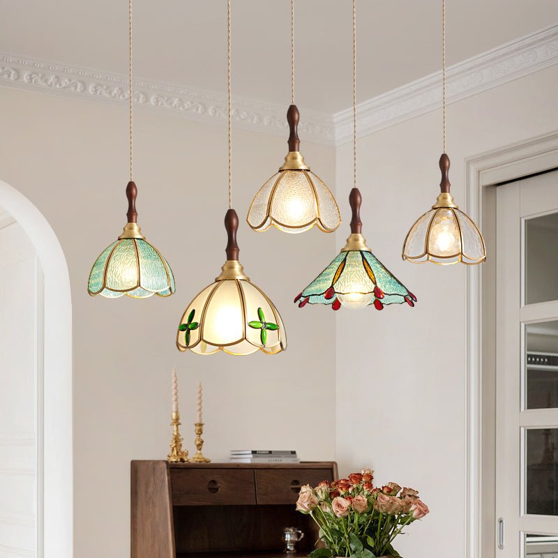 Floraner Messing & Glas Pendelleuchte-Letslighting