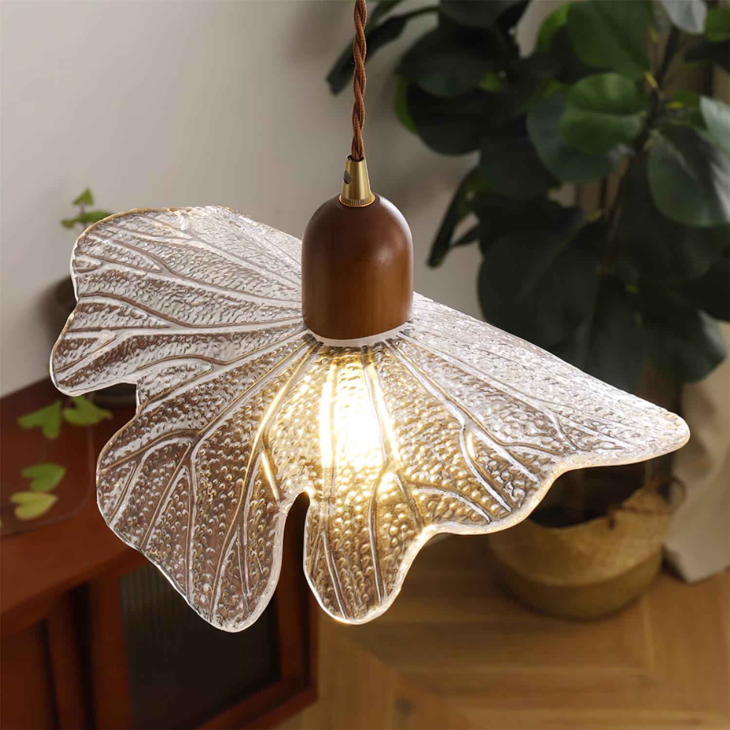 Pendelleuchte Tiffany-Stil Glas Blumenschirm Art-Letslighting