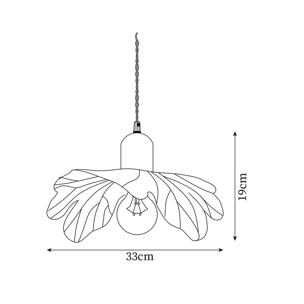 Pendelleuchte Tiffany-Stil Glas Blumenschirm Art-Letslighting