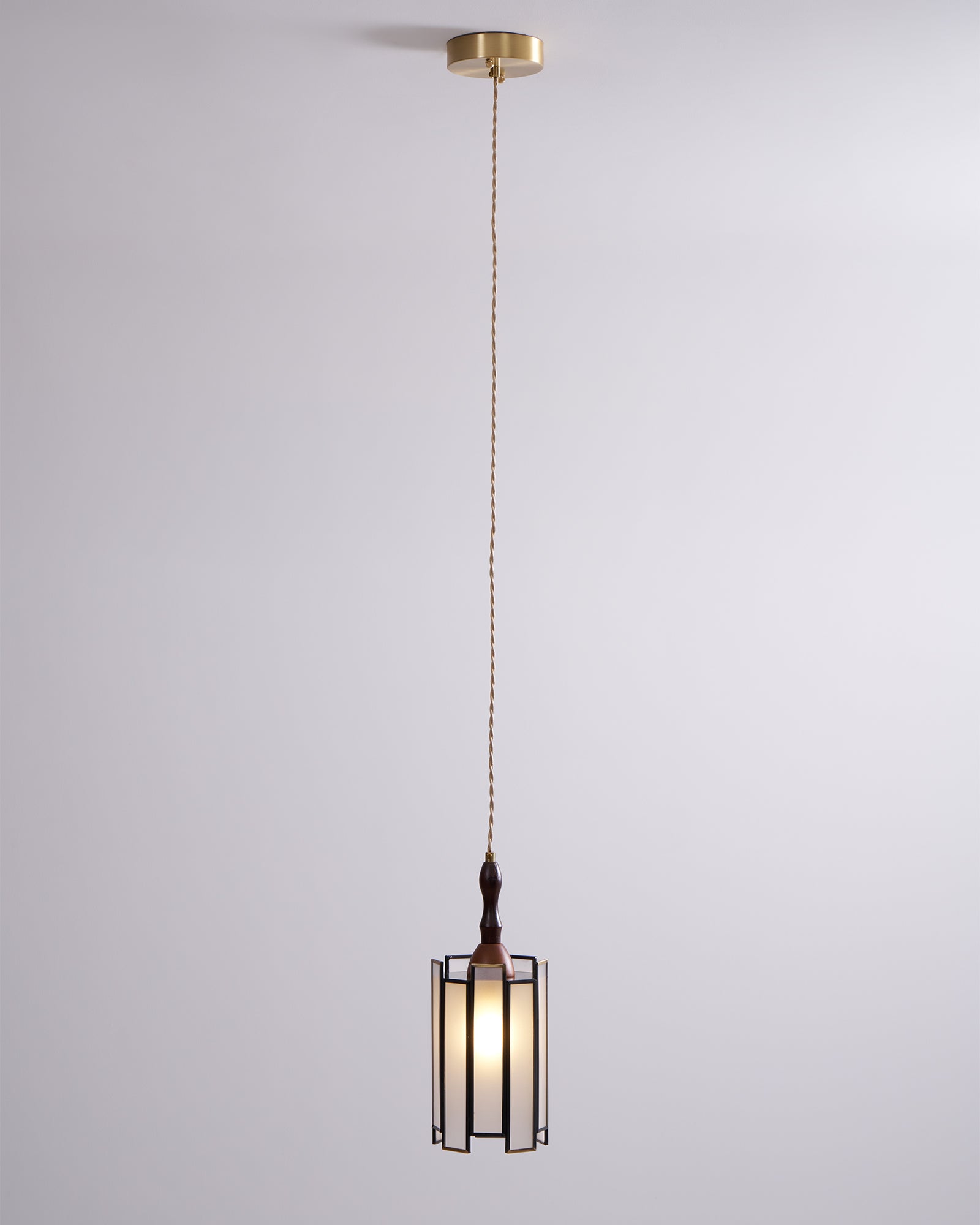 Florace Holz & Glas Vintage Pendelleuchte Lampe-Letslighting