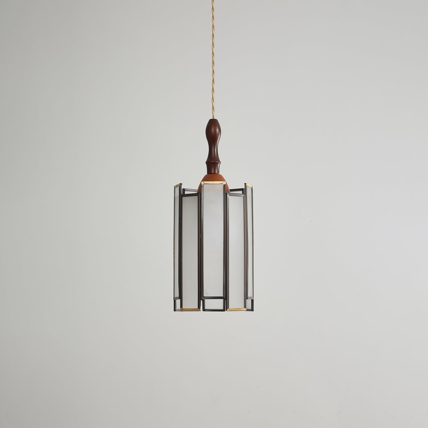 Florace Holz & Glas Vintage Pendelleuchte Lampe-Letslighting