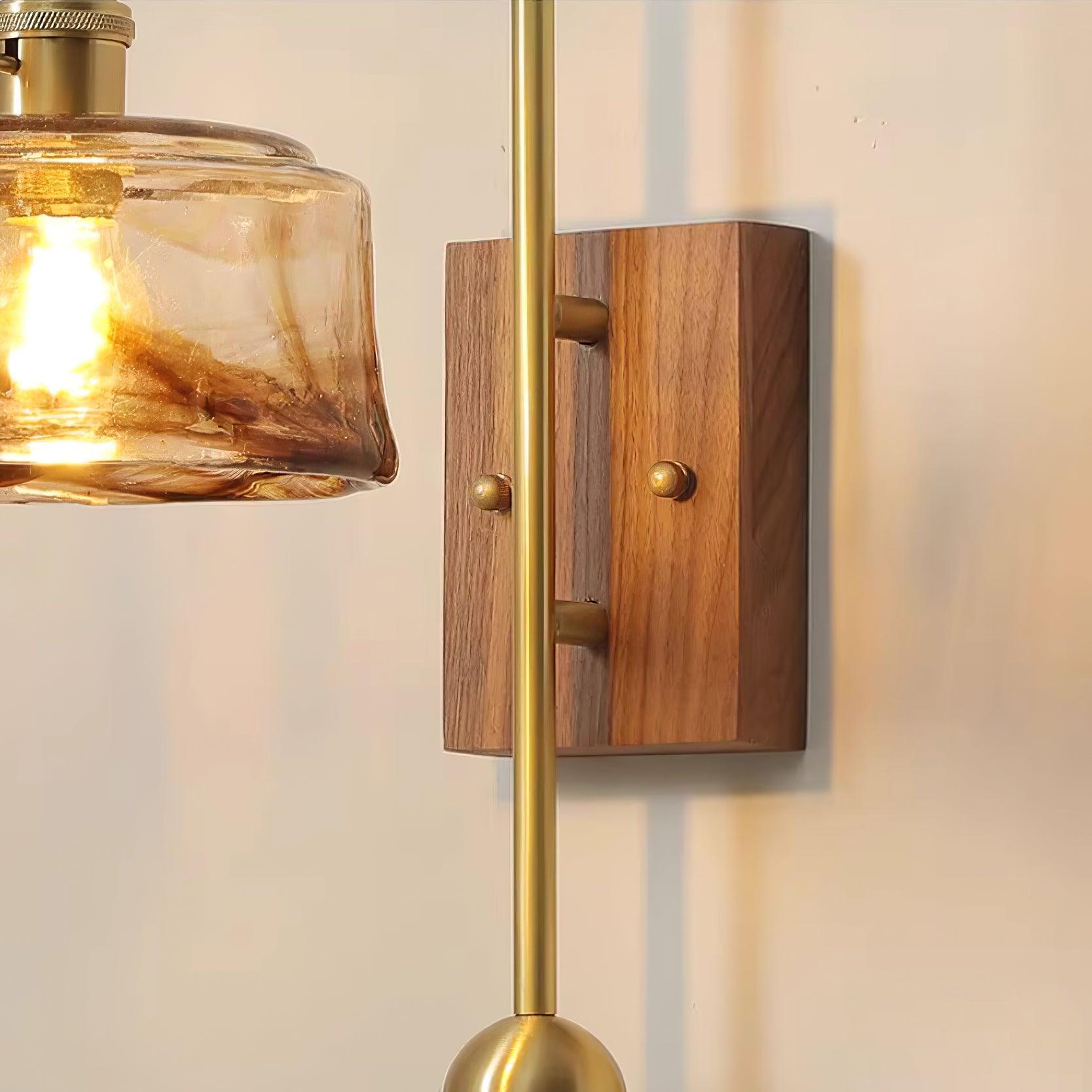 Vorelle Vintage Buntglas Wandleuchte-Letslighting