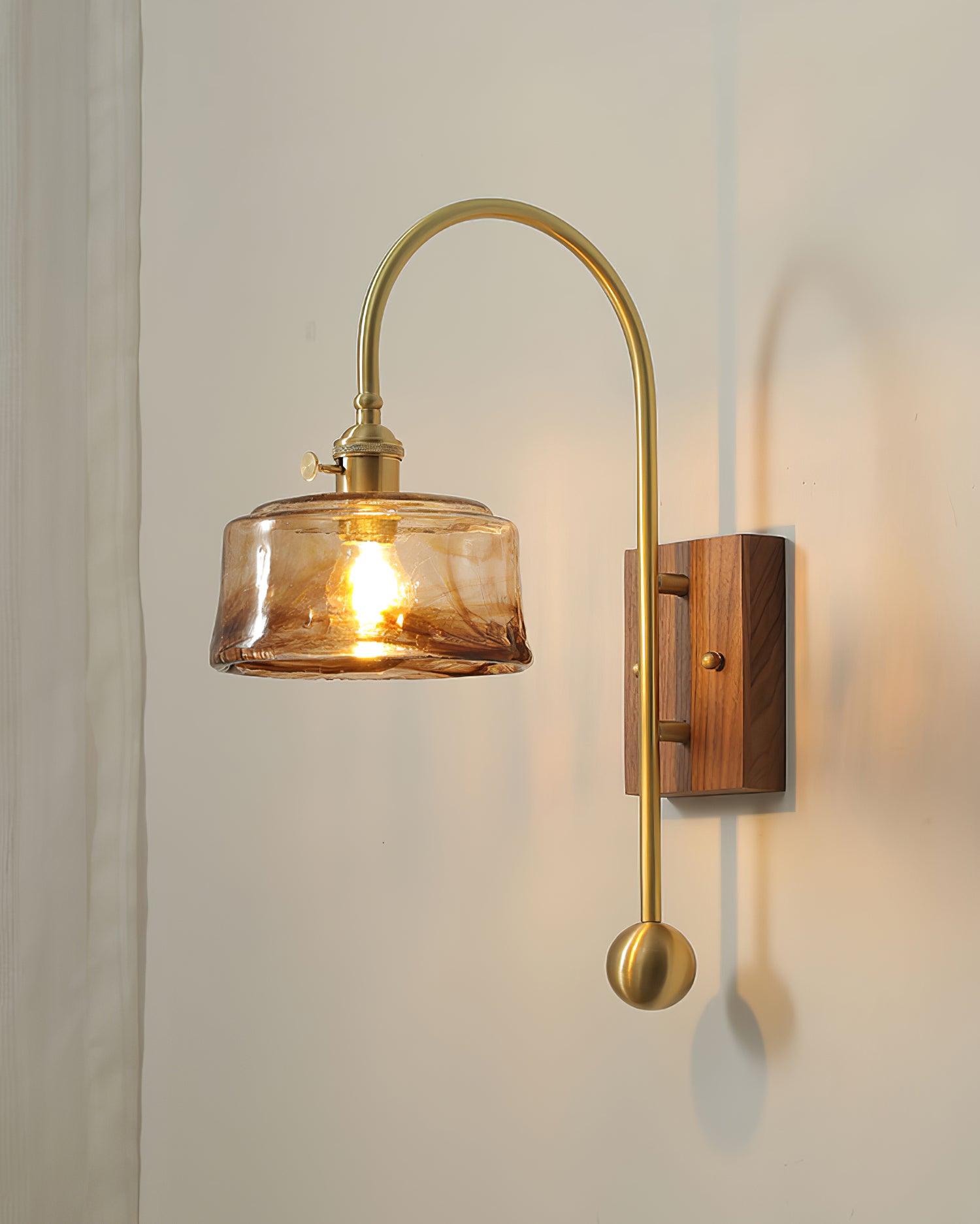 Vorelle Vintage Buntglas Wandleuchte-Letslighting