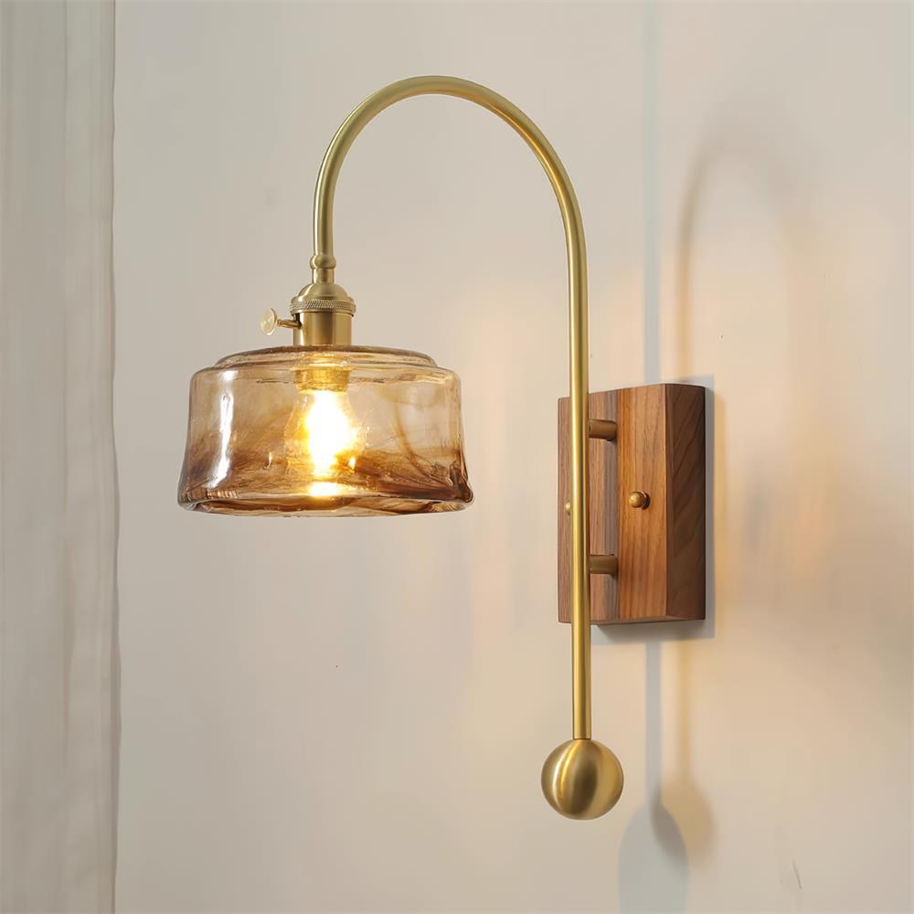 Vorelle Vintage Buntglas Wandleuchte-Letslighting