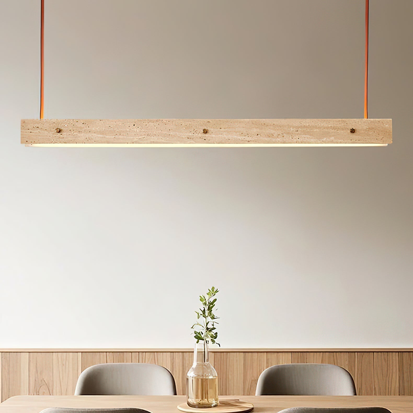 Culorara Modern Minimalist Linear Metal Pendant Lamp - Letslighting