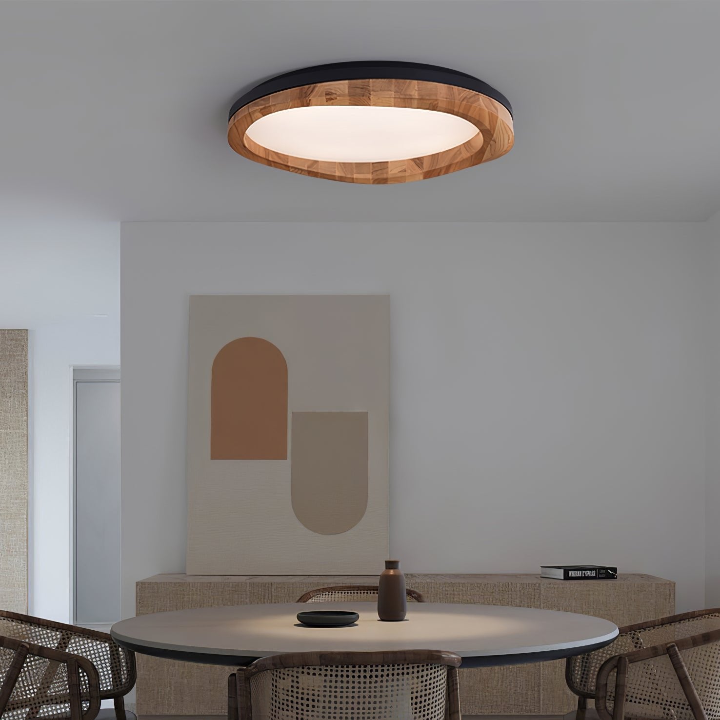 Artalis Unterputzmontage aus Walnussholz-Letslighting