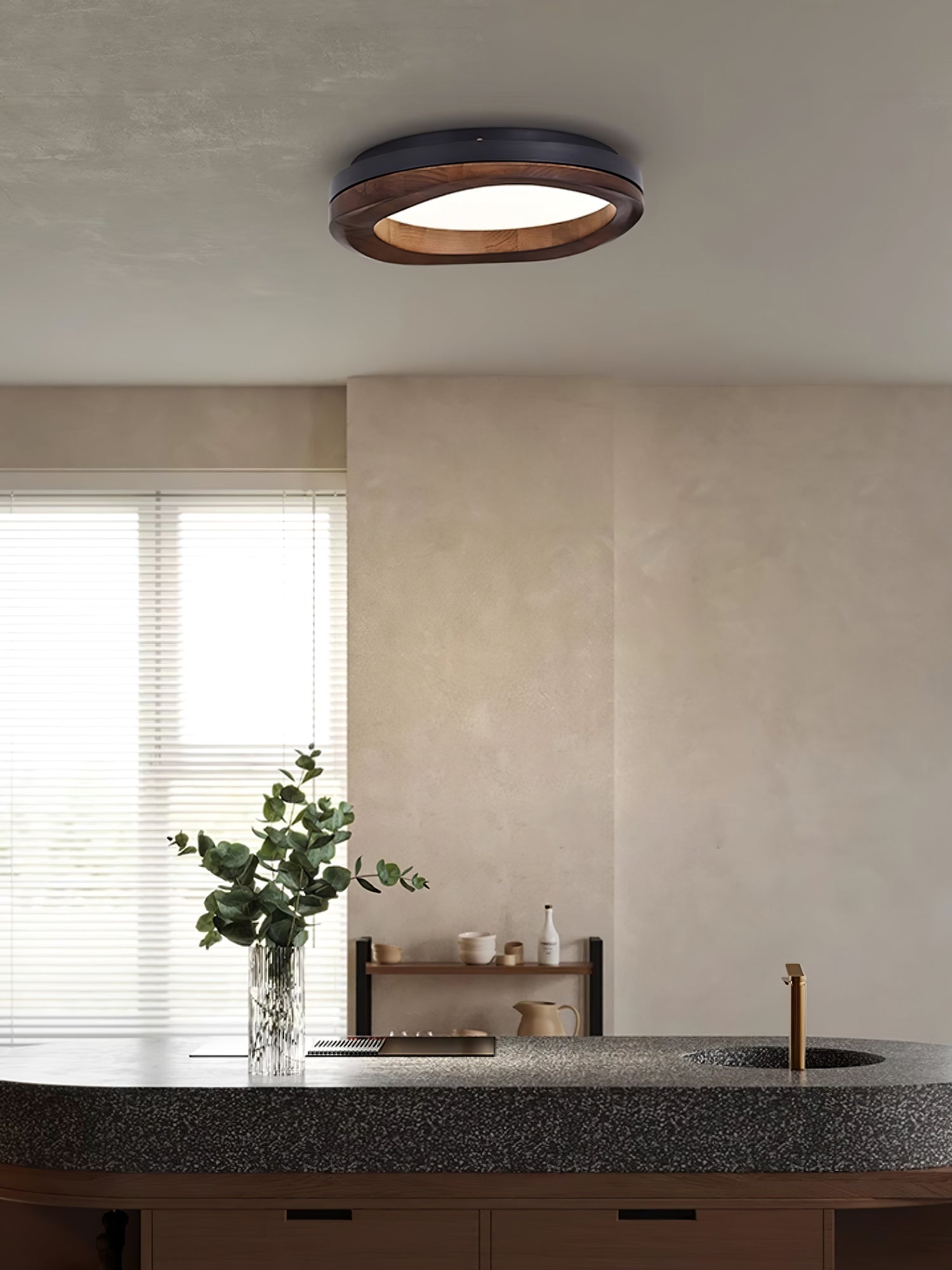 Artalis Unterputzmontage aus Walnussholz-Letslighting