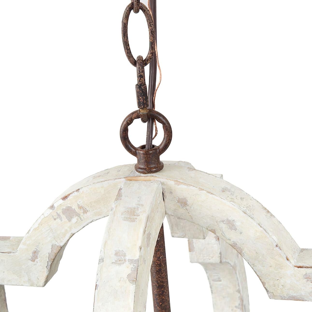 Benett Vintage Holz Kronleuchter-Letslighting